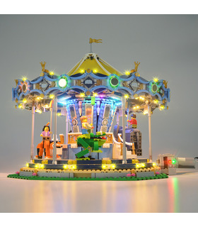Creator Carousel LED 조명 세트 10257용 조명 키트