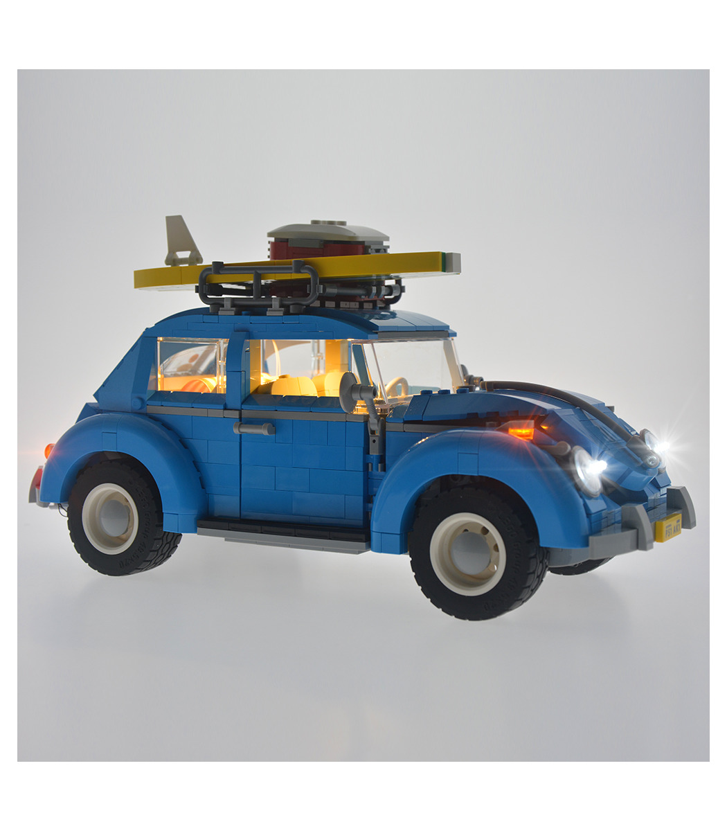 Kit de luz iluminación LED sólo para Lego 10252 Volkswagen Escarabajo Coche Modelo ladrillos 
