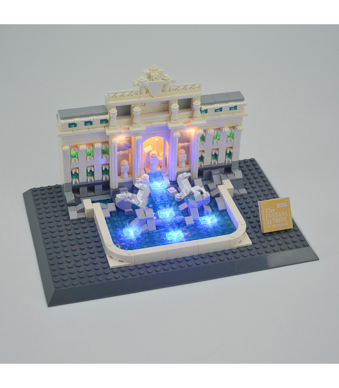 Kit d'éclairage Pour la Fontaine de Trevi Set de projecteurs à LED 21020