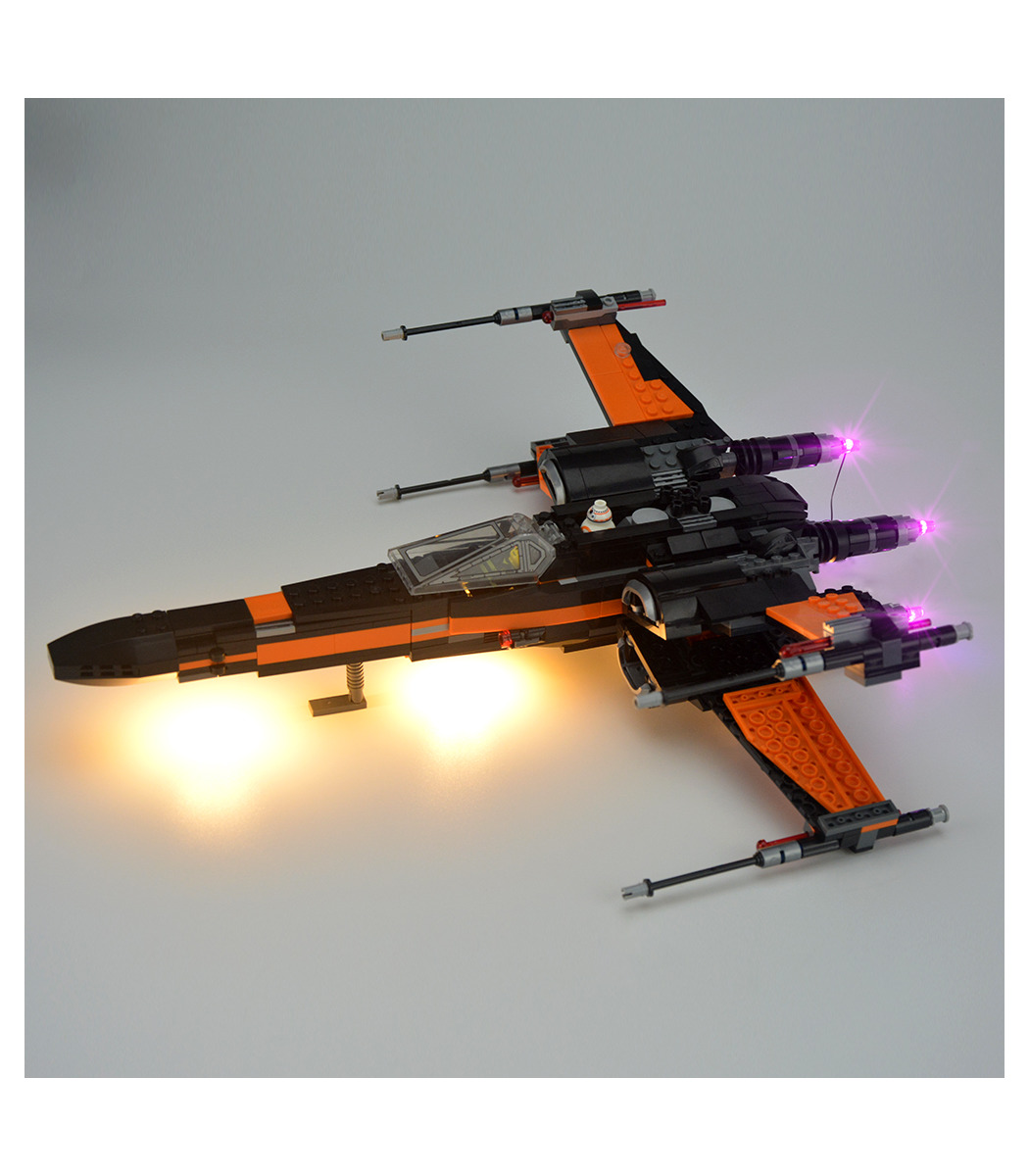 光キットスター ウォーズポーのxウイング戦闘機ledセット Buildingtoystore Com