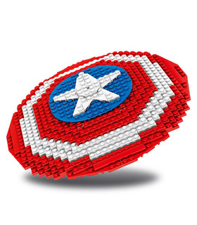 Benutzerdefinierte Captain America Shield Bausteine Spielzeug Set 405 Stück