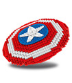 Personalizado Capitán América Escudo De Bloques De Construcción De Juguete Set 405 Piezas