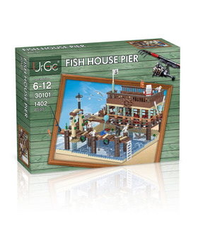 Customer Fish House Pier For Old Fishing Store 1402 Pieces