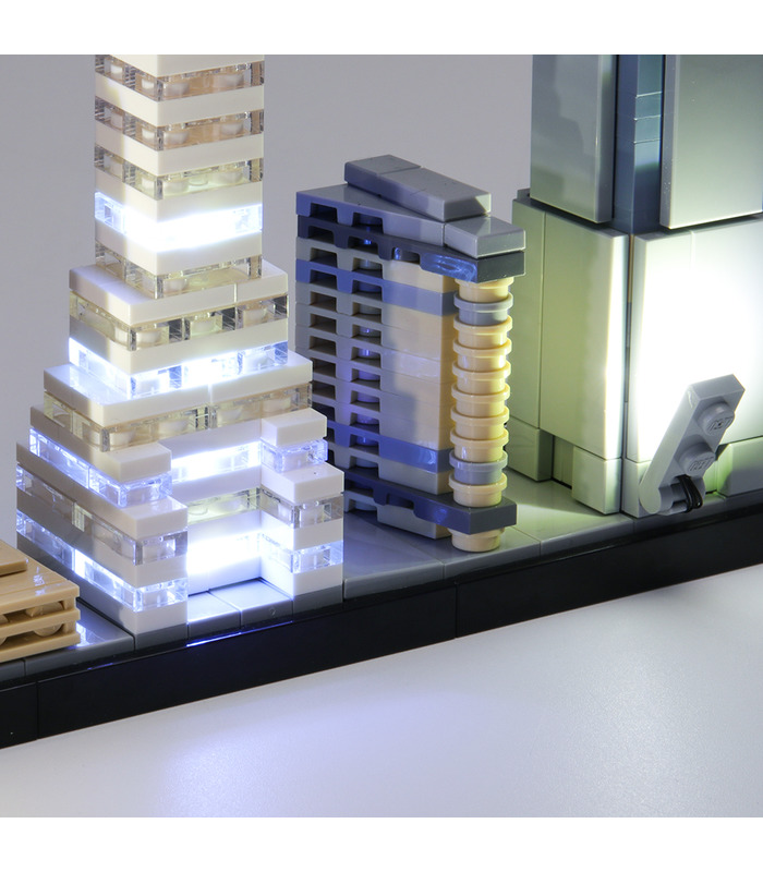 Kit d'éclairage Pour l'Architecture de la Ville de New York Set de projecteurs à LED 21028