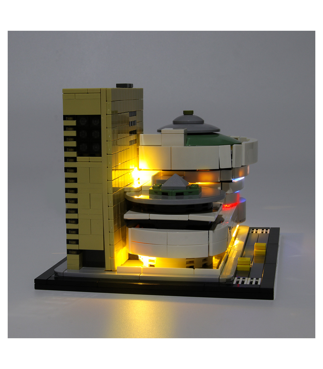 Guggenheim Museum Set 21035 LED Light Up Kit For LEGO Architecture Solomon R
