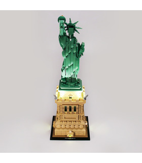 Kit d'éclairage Pour l'Architecture, Statue de la Liberté Set de projecteurs à LED 21042