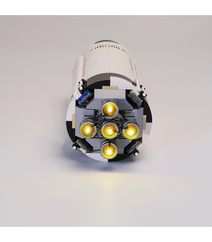 Kit d'éclairage Pour la NASA Apollo Saturn V Set de projecteurs à LED 21309