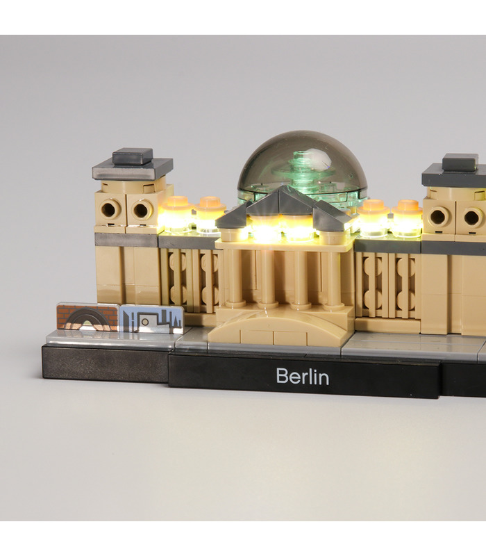 Kit d'éclairage Pour l'Architecture de Berlin Set de projecteurs à LED 21027