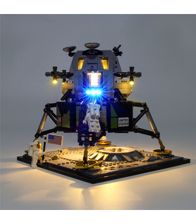 光キット宇宙飛行士は、NASAアポロ11号月面着陸機LED Hightingセット10266