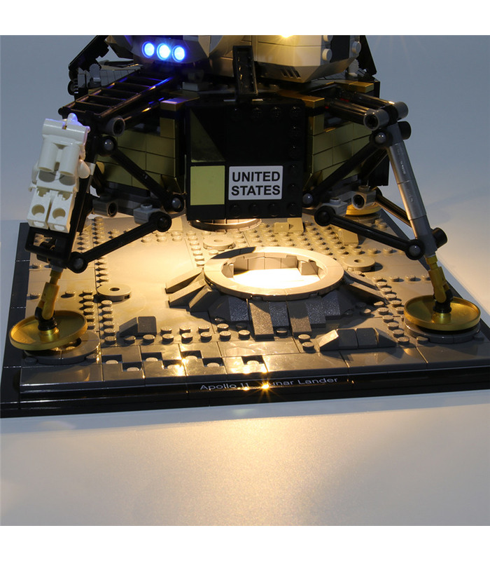 Kit d'éclairage Pour la NASA Apollo 11 Lunar Lander LED Highting Ensemble 10266