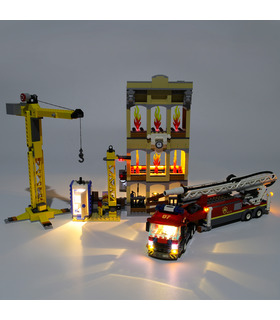 Kit d'éclairage Pour le Centre-ville de pompiers Set de projecteurs à LED 60216
