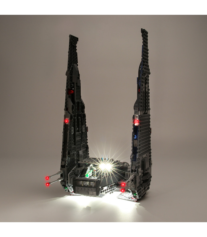 Kit d'éclairage Pour Kylo Ren Commande de Navette Set de projecteurs à LED 75104