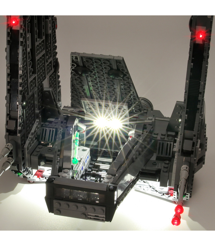 Kit d'éclairage Pour Kylo Ren Commande de Navette Set de projecteurs à LED 75104