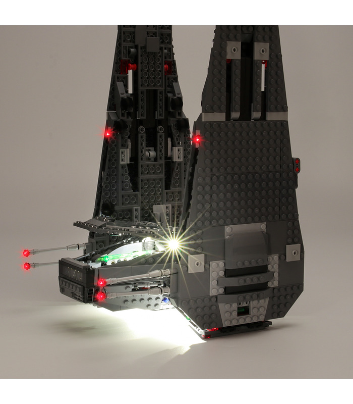 Kit d'éclairage Pour Kylo Ren Commande de Navette Set de projecteurs à LED 75104