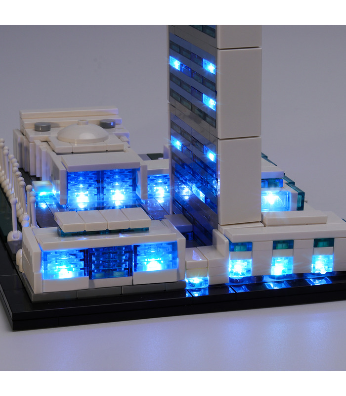 Beleuchtungsset für das LED-Beleuchtungsset 21018 des Hauptsitzes der Vereinten Nationen