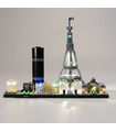 Kit de Luz Para la Arquitectura de París Set de Iluminación LED 21044