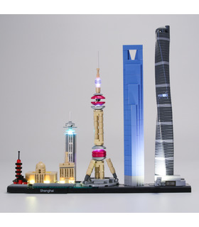 Kit d'éclairage Pour l'Architecture de Shanghai Set de projecteurs à LED 21039
