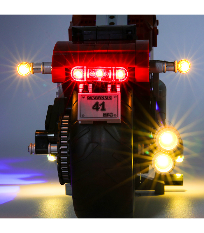 Kit d'éclairage Pour Harley-Davidson Fat Boy Set de projecteurs à LED 10269