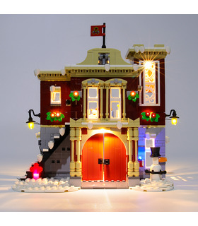 Light Kit For Winter Village Fire Station LED Lighting Set 10263
