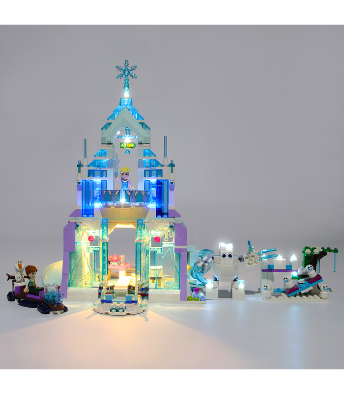 光キットの曲の魔法の氷の宮殿LED照明セット41148