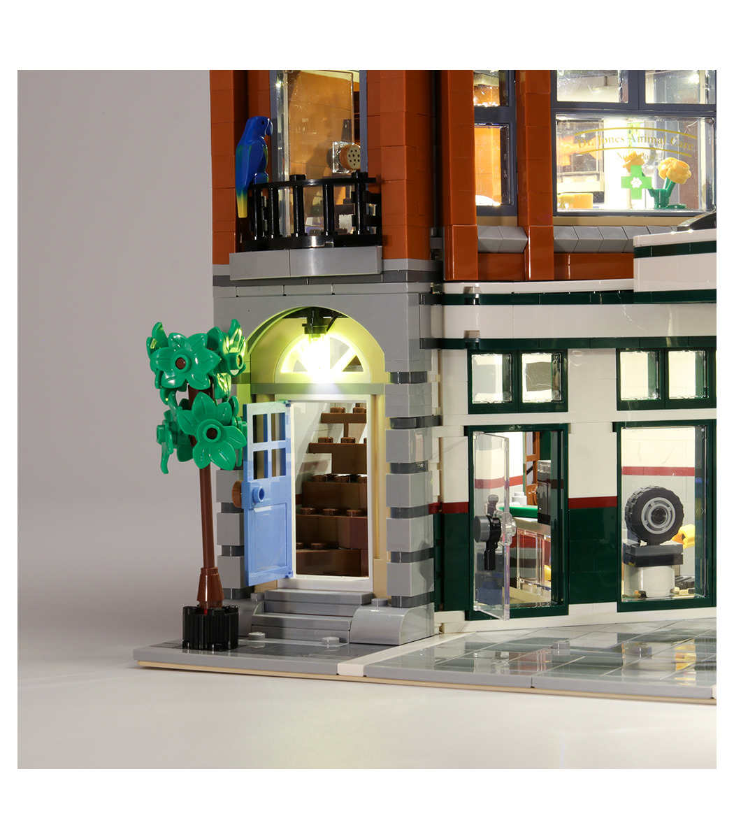 Lego corner sales garage light kit