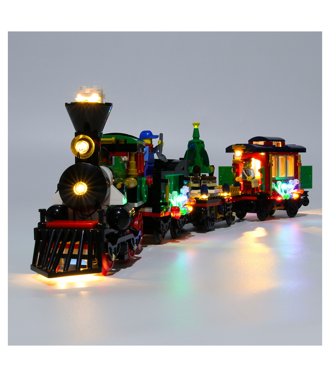Light Kit For Winter Holiday Train LED Lighting Set 10254