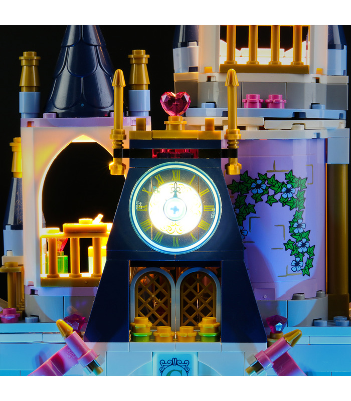 Kit d'éclairage Pour Princesse Disney Cendrillon Rêve de Château Set de projecteurs à LED 41154