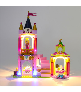 Ariel, Aurora 및 Tiana의 Royal Celebration LED 조명 세트 41162용 조명 키트