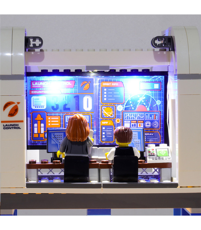 Kit d'éclairage Pour Deep Space Rocket et de Contrôle de Lancement Set de projecteurs à LED 60228
