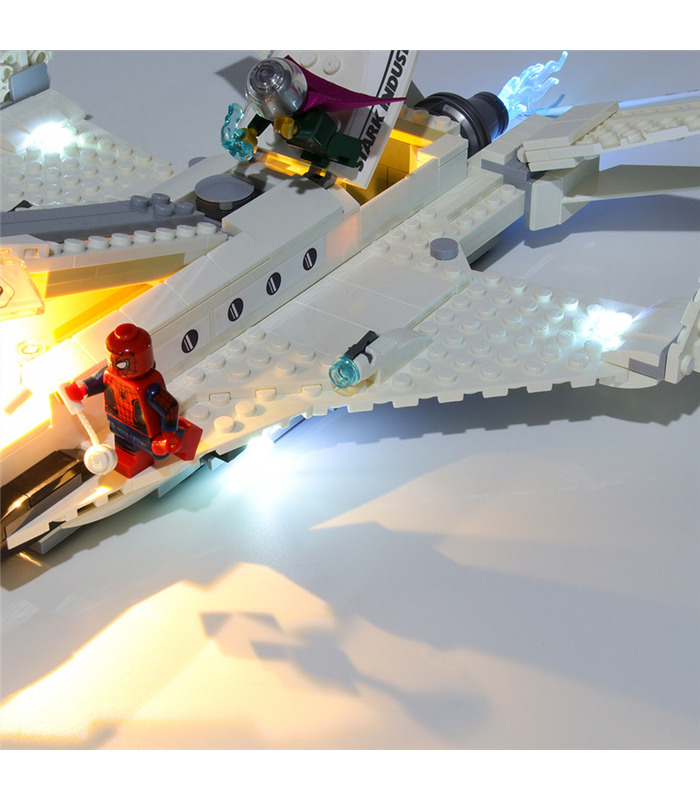 Kit d'éclairage Pour Marvel Stark Jet et l'Attaque de Drone Set de projecteurs à LED 76130