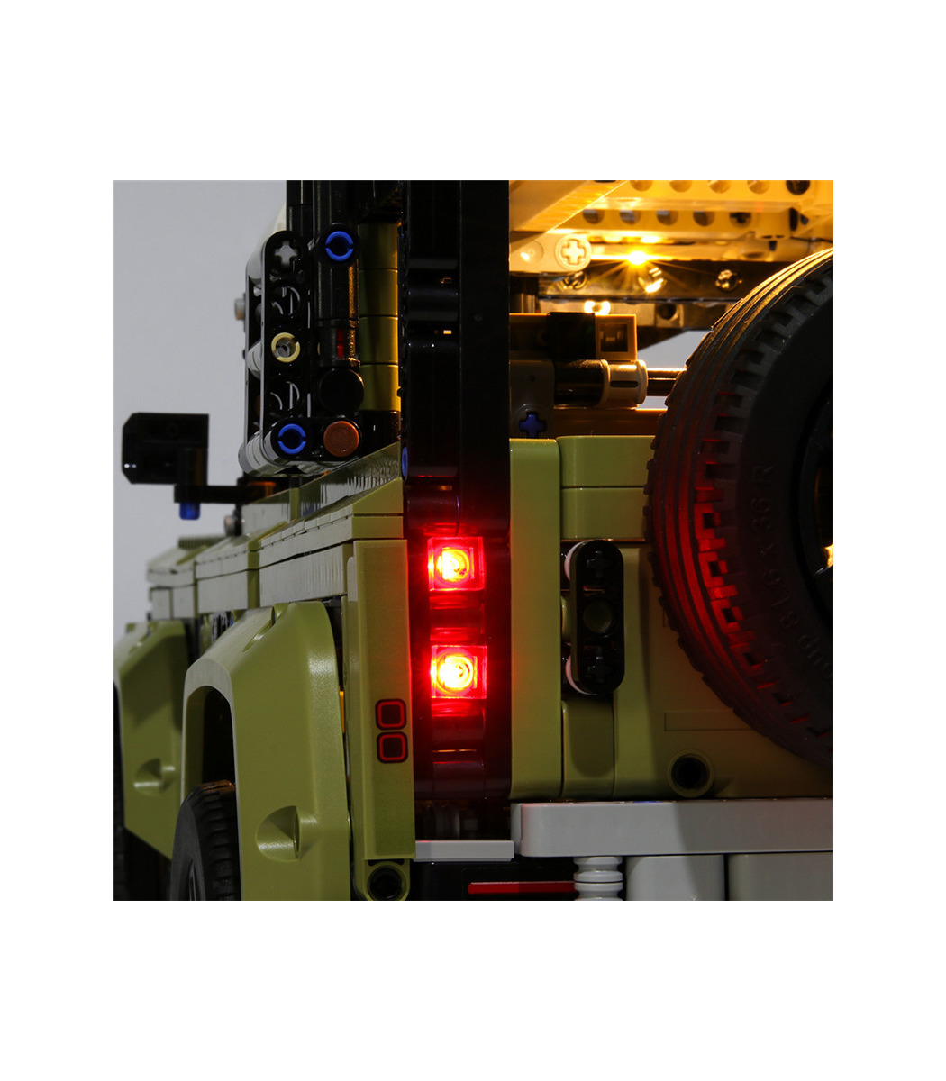 LED Lighting Kit for LEGO Land Rover Defender set 42110 – Brick