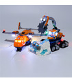 Kit de iluminación Para la Ciudad Ártica de Suministro de Avión Set de Iluminación LED 60196