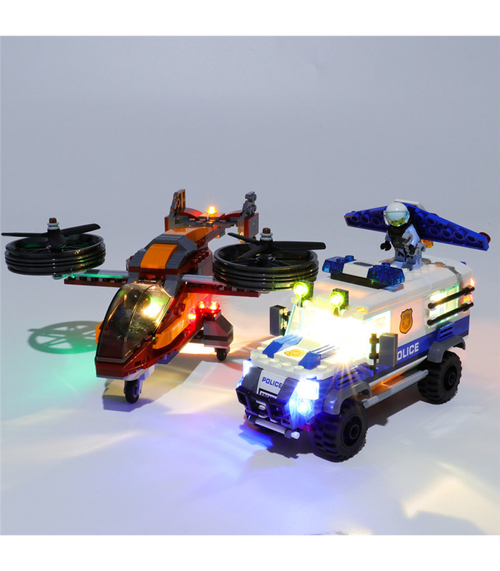 Kit d'éclairage Pour le Ciel de la Police Diamond Heist Set de projecteurs à LED 60209