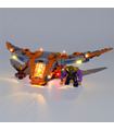 Kit de Luz Para Thanos Ultimate Battle Set de Iluminación LED 76107