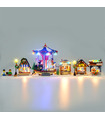 Kit de Lumière Pour Noël, le Village d'Hiver Marché de l'Éclairage LED Set 10235