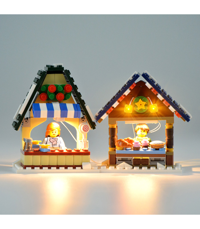 Beleuchtungsset für Weihnachten Winter Village Market LED-Beleuchtungsset 10235