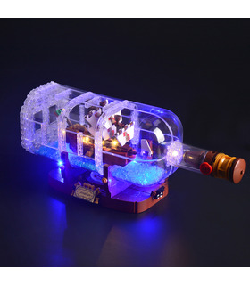 Kit d'éclairage Pour Bateau dans une Bouteille Set de projecteurs à LED 21313