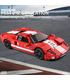 MOULE ROI 10001 Rouge Phanton Ford Voiture de Course GT Blocs de Construction Jouets Jeu