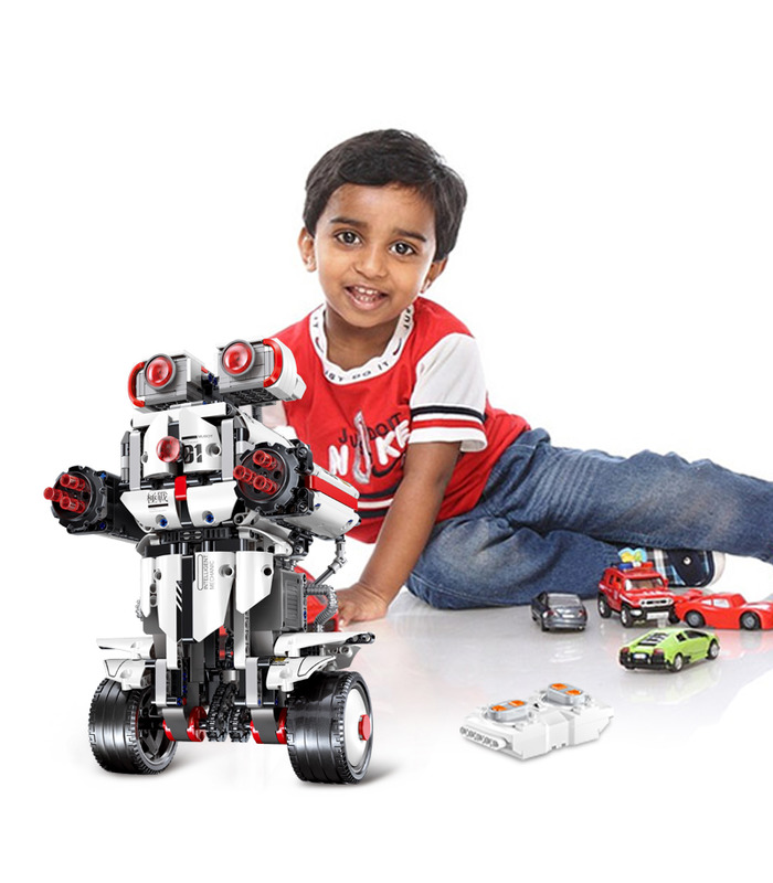 MOULD KING 13027 Intelligent Programable RC DIY Robot Building Blocks Toy Set