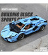 FORMKÖNIG 13056 Lamborghini Sian FKP 37 Blue Manual Edition Bausteine Spielzeugset