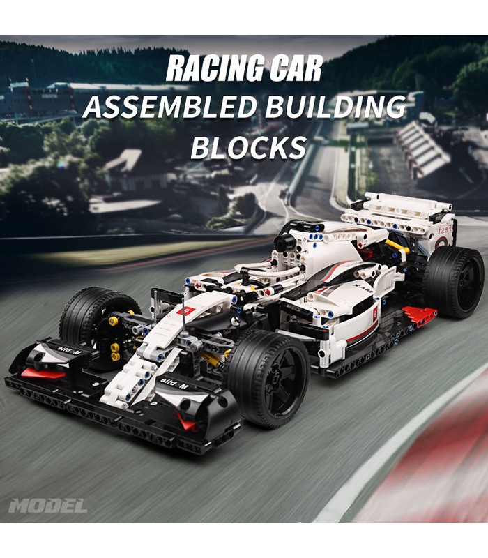 MOULD KING 13117 City F1 Racing Car Building Blocks Toy Set