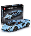 FORMKÖNIG 13056 Lamborghini Sian FKP 37 Blue Manual Edition Bausteine Spielzeugset