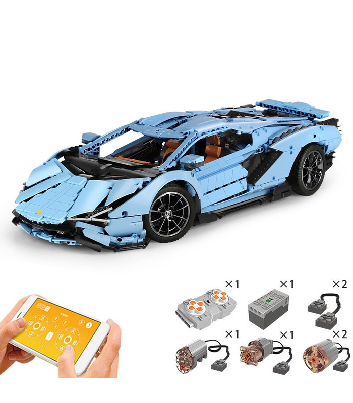 MOLDE REY 13056D Lamborghini Sian FKP 37 Motor Edition Control Remoto Bloques de Construcción