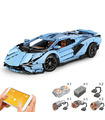 MOLDE REY 13056D Lamborghini Sian FKP 37 Motor Edition Control Remoto Bloques de Construcción de Juguete Set