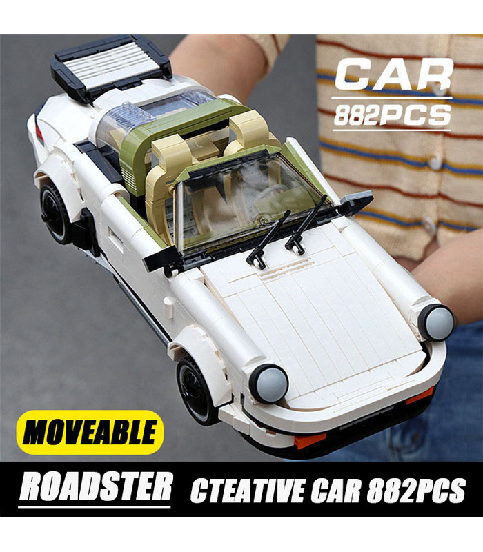 MOULD KING 13103 Porche 911 Targa Creative Idea Building Blocks Toy Set