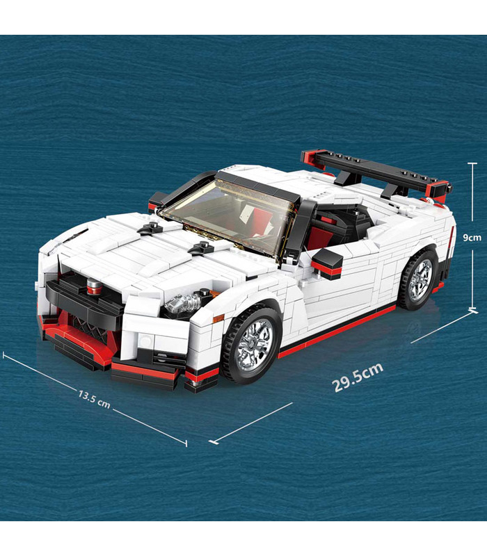 FORMKÖNIG 13104 Nismo Nissan GTR R35 Kreative Idee Bausteine Spielzeugset