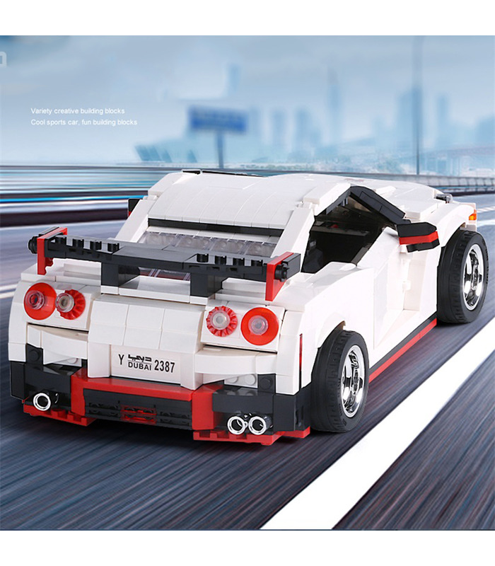 MOULD KING 13104 Nismo Nissan GTR R35 Creative Idea Building Blocks Toy Set