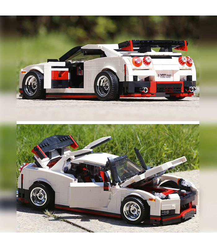MOULD KING 13104 Nismo Nissan GTR R35 Creative Idea Building Blocks Toy Set