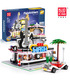 MOLD KING 16002 Gitarrenladen Nova Town mit LED-Leuchten Bausteine Spielzeugset