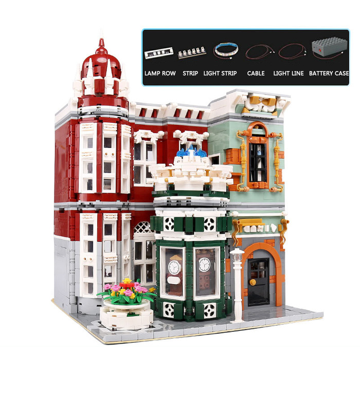 MOULD KING 16005 Antique Collection Shop Building Blocks Toy Set